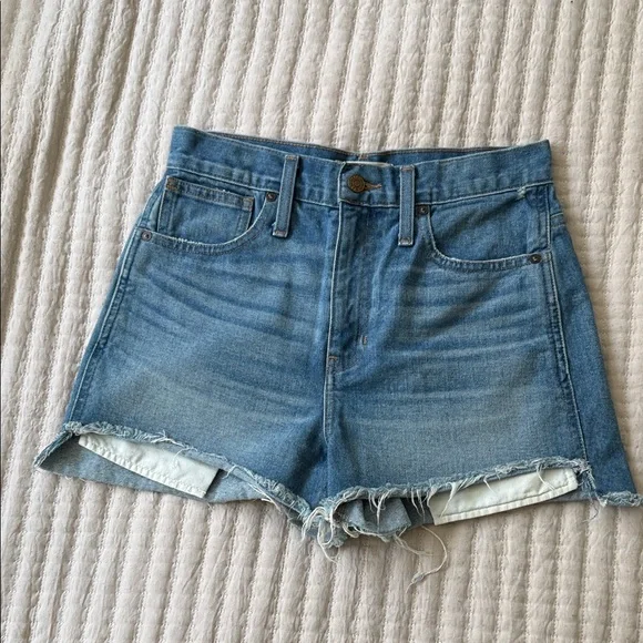 Madewell High Rise Denim Short - Picture 1 of 4